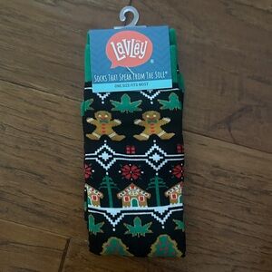 Holiday Novelty Socks “Get Baked”